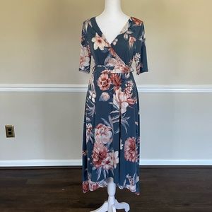 Floral High/Low Dress